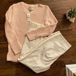 Blush loft sweater